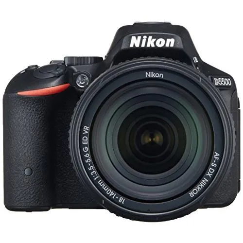 Nikon デジタル一眼レフカメラ D5500 18-140 VR レンズキット ブラック 241(中古品)