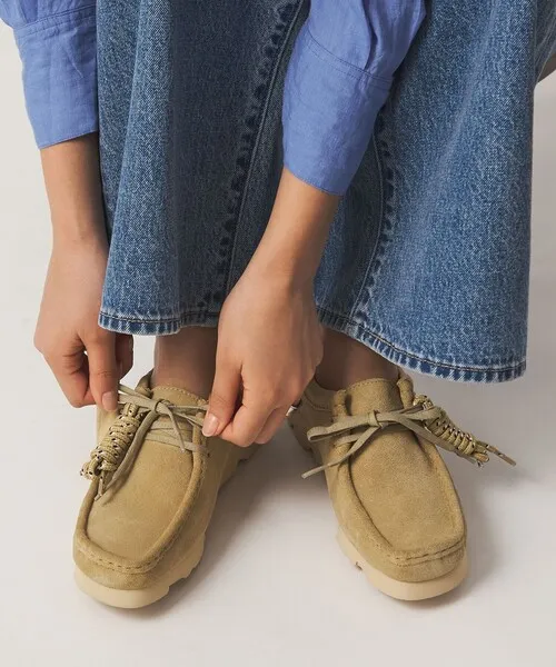 シューズ 「Clarks Originals」レディースワラビー ゴアテックス シューズ レディース