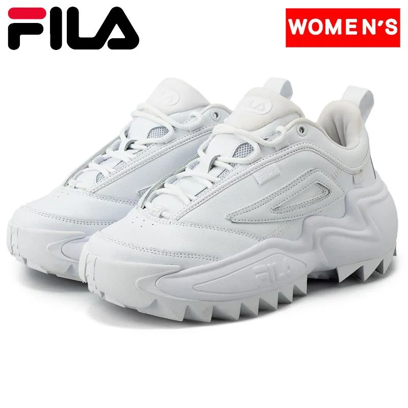 4/17-19全品P5% シューズ・スニーカー フィラ TWISTER(ツイスター)/ウィメンズ スニーカー 24.0cm WHITE/WHITE/WHITE