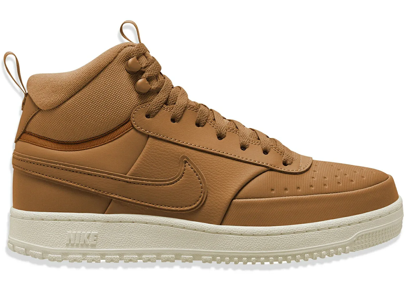 ナイキ コート ミッド ウィンター ゴールド スニーカー メンズ NIKE COURT VISION MID WINTER ELEMENTAL GOLD / ELEMENTAL GOLD SAIL DESERT OCHRE