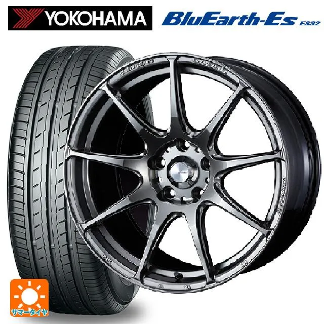 送料無料 サマータイヤホイールセット 195/50R16 84V ヨコハマ ブルーアースEs ES32 # ウェッズ ウェッズスポーツ SA99R 1