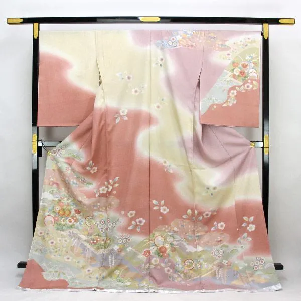 十日町 「はぶき」 金彩・金駒 花意匠 フォーマル 訪問着 [商品番号hm1967]【あすかや】