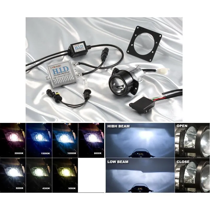 STRAWBERRY ストロベリー HID プロジェクターユニット 20000K：クリスタルピンク HIDキット 灯火類 電装系