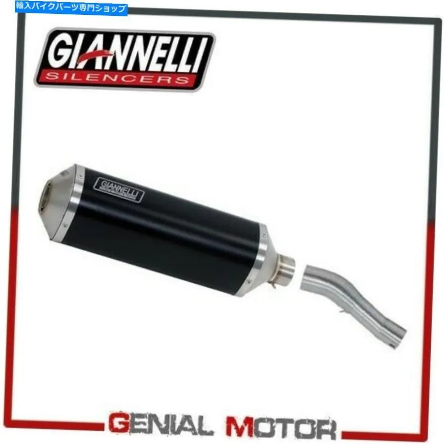 サイレンサー フル排気シジアンネリブラックALU + KATリンクパイプヤマハYZF-R 125 2016 16 Full Exhaust SysGiannelli Black Alu + Kat Link Pipe YA