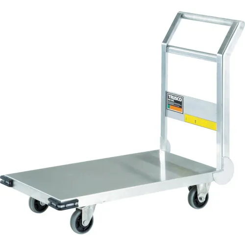 トラスコ中山（TRUSCO） TRUSCO ステンレス鋼板製運搬車 固定式 ８００Ｘ４５０ 【品番：SHS-3】