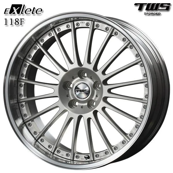 BMW (F30/F31/F32/F33/F36) サマータイヤホイールセット F:225/35R20 R:255/30R20 5H120 TWS EXlete 118F SI ウィンラン R330