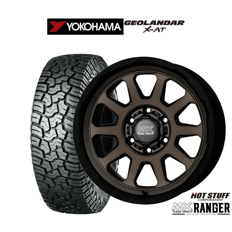 サマータイヤ ホイール4本セット ホットスタッフ マッドクロス レンジャー ヨコハマ GEOLANDAR ジオランダー X-AT (G016) 265/65R18