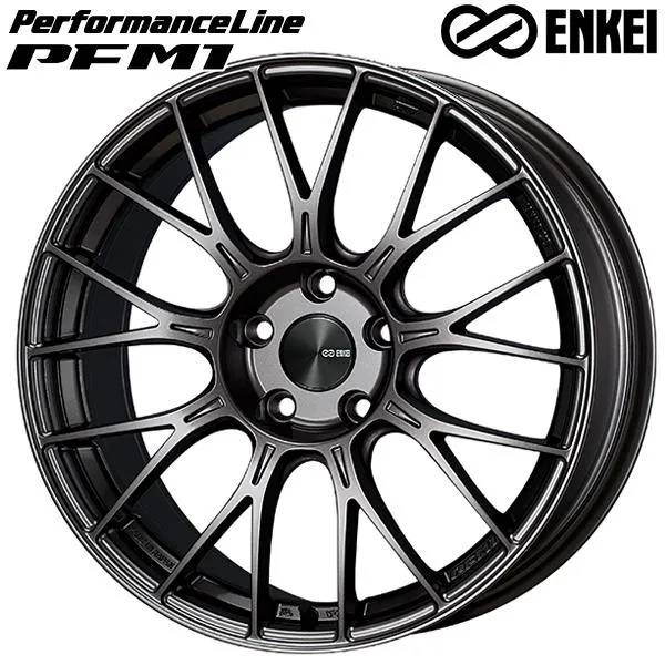 サマータイヤ ホイールセット 225/55R17インチ 5H114.3 ENKEI エンケイ パフォーマンスライン PFM1 DS ヨコハマ アドバンデシベル V553