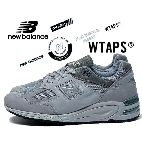 ニューバランス × ダブルタップス M990 V2 NEW BALANCE M990WT2 WTAPS MADE IN U.S.A. Width D グレー コラボレーション 西山徹
