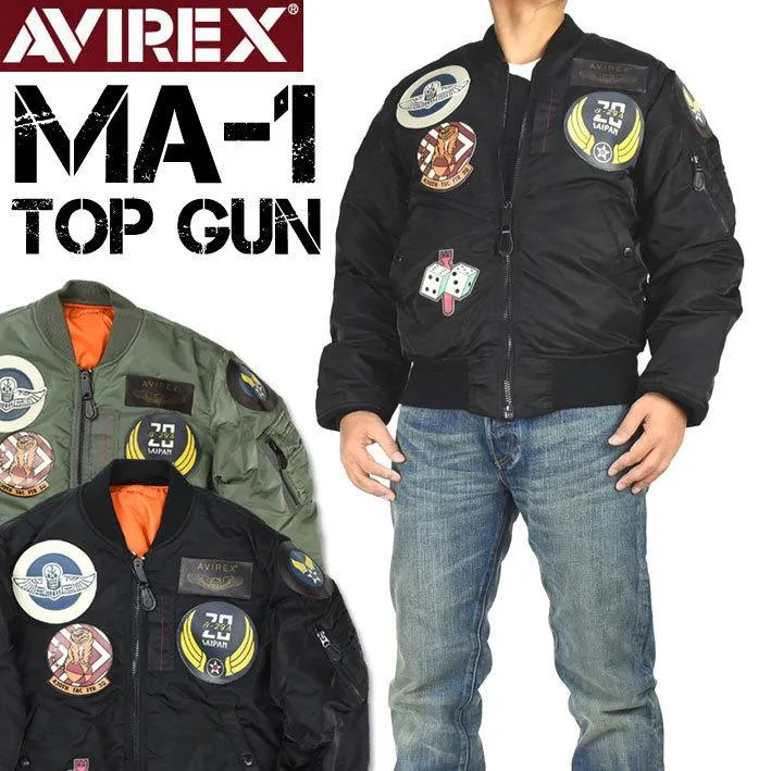AVIREX アビレックス MA-1 TOP GUN MA1 トップガン MIL-J-8279E (USAF) 6102172 783-5952037