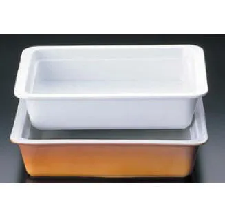 ロイヤル陶器製 角ガストロノーム 1/2 PC625-12 (カラー)【バイキング用品 ビュッフェ用品 ROYALE】【ガストロノームパン】【ホテルパン】【オーブン専用】【業務用】