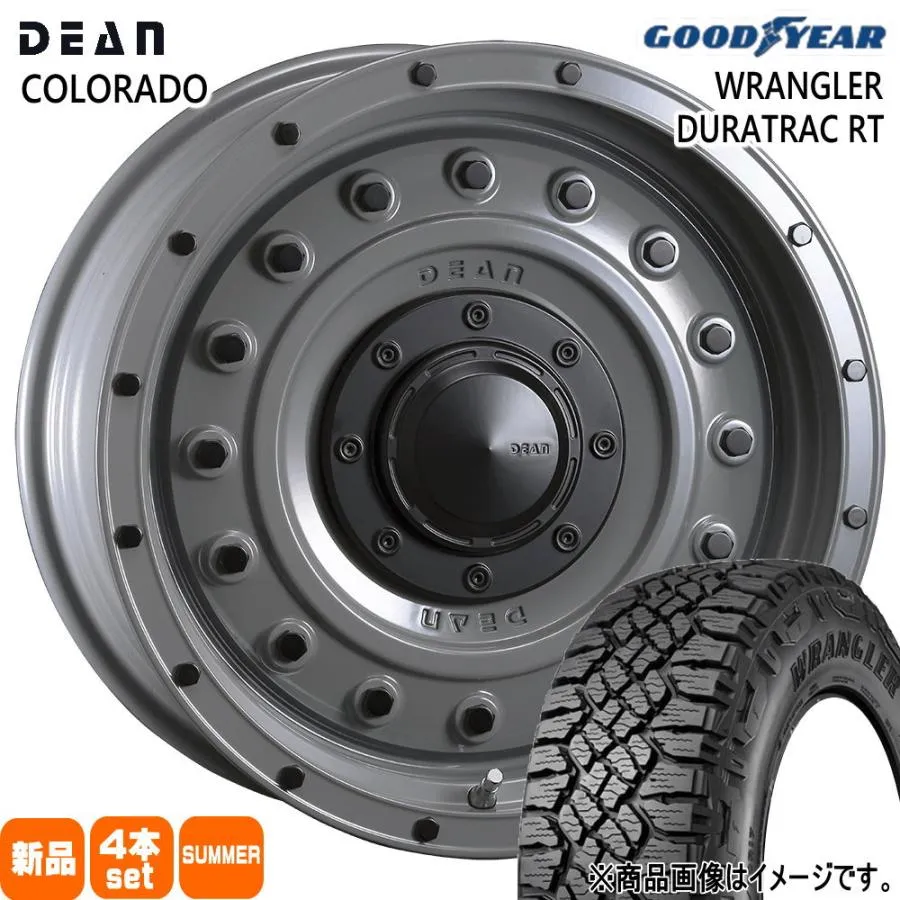285/70R17 122/119S LT グッドイヤー WRANGLER DURATRAC RT 夏用 サマータイヤ DEAN COLORADO トヨタ FJクルーザー ハイラックス プラド 17インチ