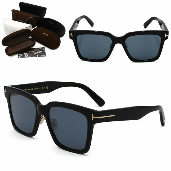 トムフォード サングラス TOM FORD FT1160-K/S 01A 54 サングラス EYEWEAR ブラック グレー アジアンフィット メンズ レディース ユニセックス