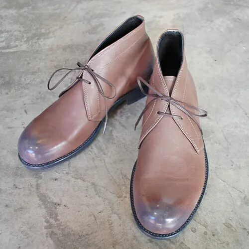 【ポイント10倍】 【サイズ交換初回片道送料無料】 PADRONE パドローネ メンズ CHUCCA BOOTS チャッカブーツ / TERRY テリー ASH アッシュ PU8586-1202-17C 革靴 日本製 ビジネス ギフト