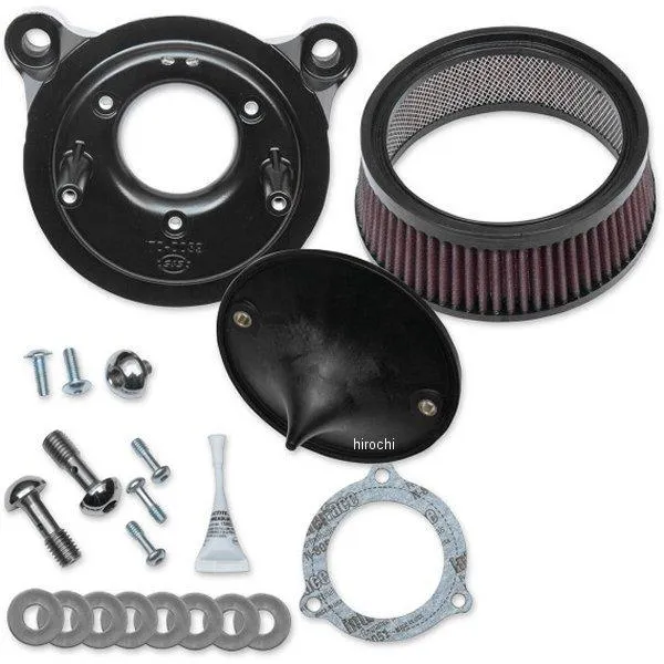 【メーカー在庫あり】 170-0301B S\u0026S ステルス エアクリーナーキット 08年-17年 ビッグツイン ストットルバイワイヤ JP店