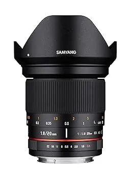 【中古】［非常に良い］SAMYANG 単焦点レンズ 20mm F1.8 ED AS UMC キヤノン EOS M用