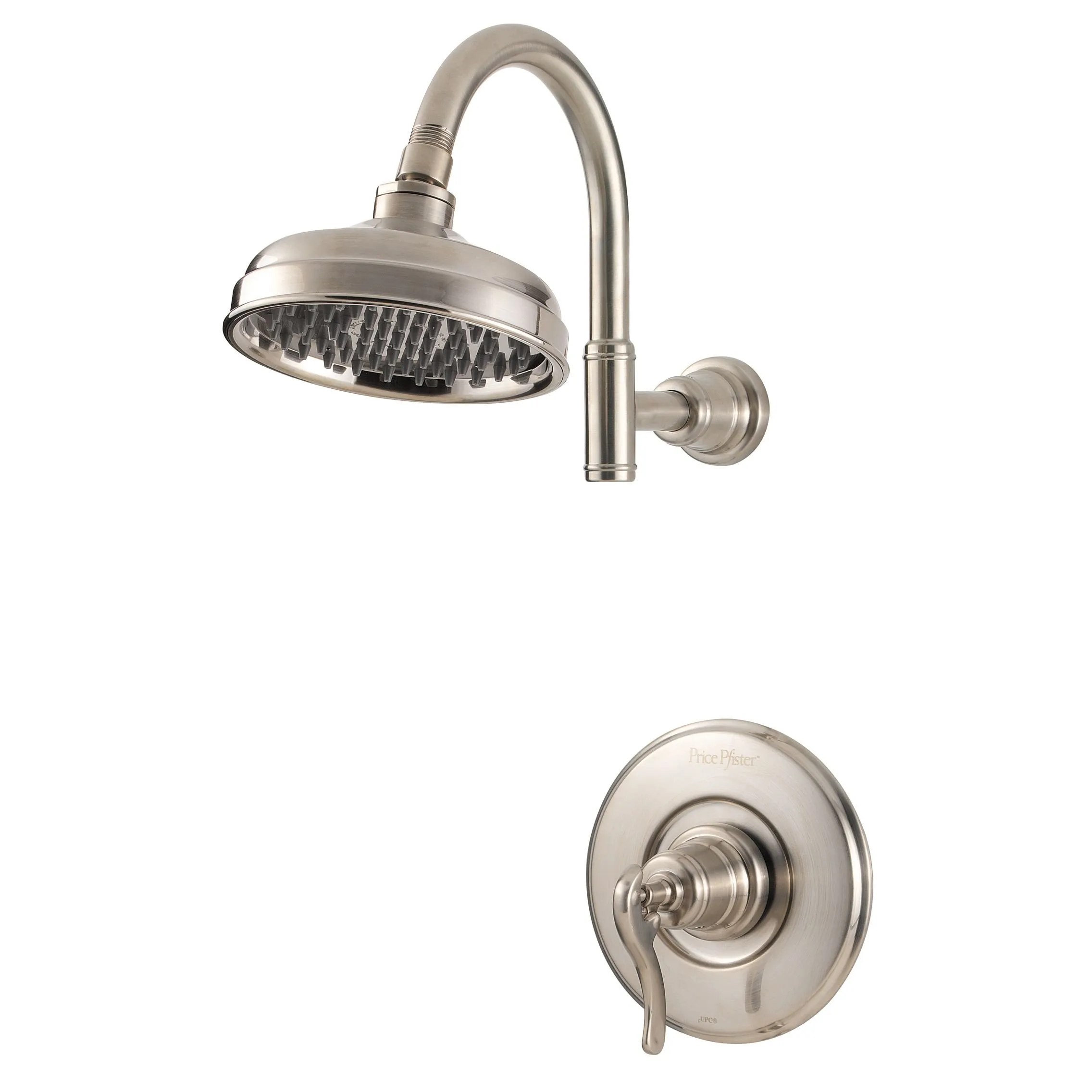 Pfister LG89-7YPK Ashfield Shower Only Trim Kit 1.8 gpm Brushed Nickel 141［並行輸入］