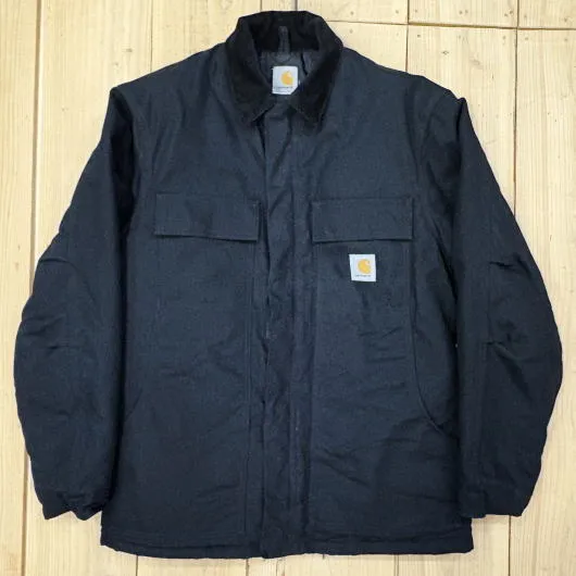 【中古】極上 Carhartt カーハート 古着 ブラック  ダック トラディショナルコート ワークジャケット MADE IN MEXICO