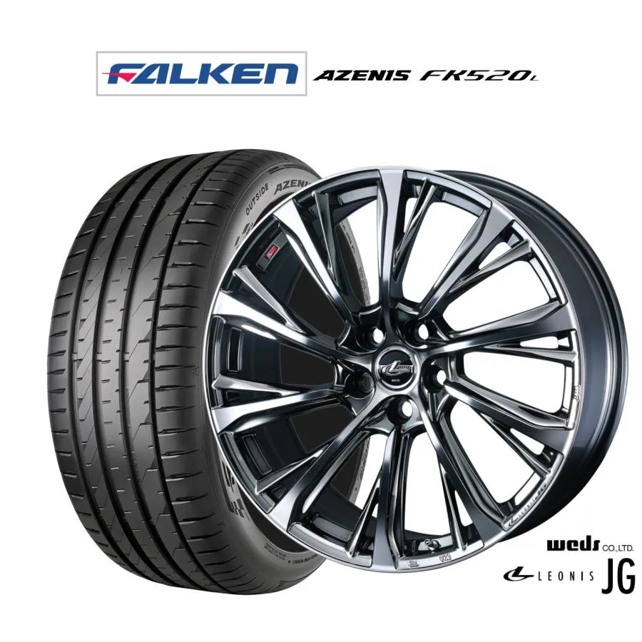 サマータイヤ ホイール4本セット ウェッズ レオニス JG ファルケン AZENIS アゼニス FK520L 255/35R20