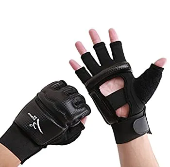 【中古】【輸入品・未使用】Runspeed テコンドーグローブ WTF承認 トレーニング ボクシング ムエタイ 格闘技 スパーリングパンチバッグ ハーフフィンガー ミット スパーリン