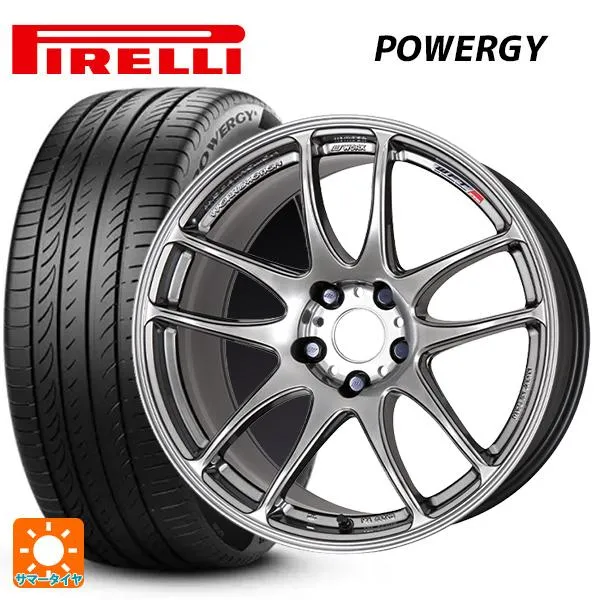 送料無料 サマータイヤホイールセット 245/45R19 102Y XL ピレリ パワジー 正規品 ワーク エモーション CR極 19-8.5J