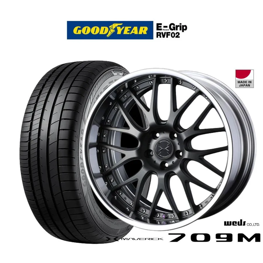 サマータイヤ ホイール4本セット ウェッズ マーベリック 709M グッドイヤー エフィシエント グリップ RVF02 245/40R20
