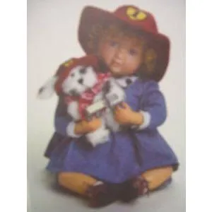Boyds Bears Little Girls \u0026 Boyds Doll Kasie and Spot Porcelain Doll ドール 人形 フィギュア
