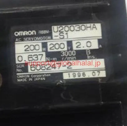 新品【東京発★適格請求書★税込】 OMRON サーボモーター R88M-U20030HA-S1 【６ヶ月保証】