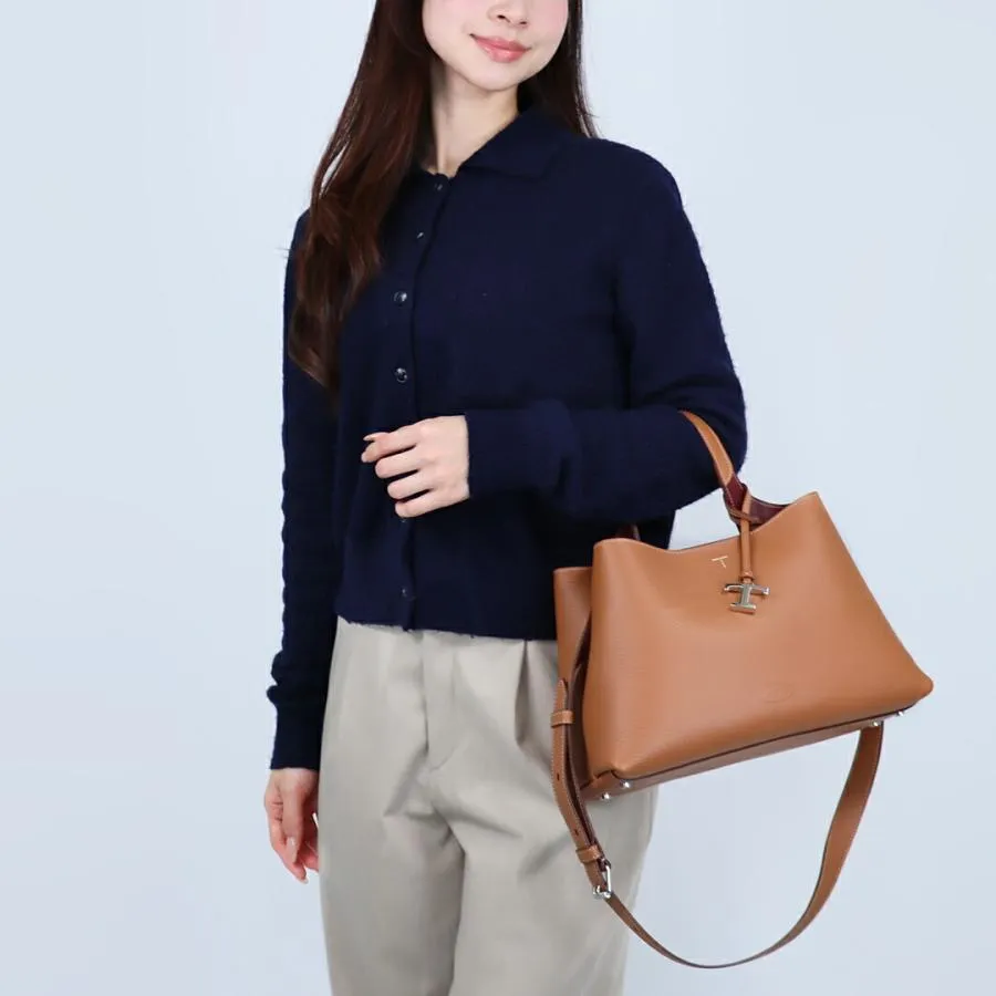 【並行輸入品】 トッズ TODS 2WAYバッグ Tタイムレス XBWAPAJ0200 QRI 9P13 レザー バッグ スモール