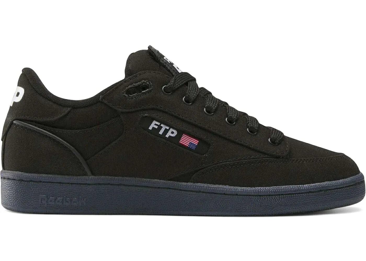 リーボック クラブ 黒色 ブラック 白色 ホワイト スニーカー メンズ REEBOK CLUB C BULC CLN FTP / BLACK WHITE BLACK