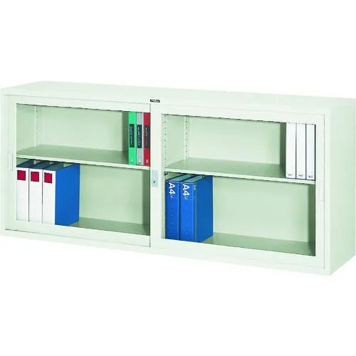 (送料別途)(直送品)TRUSCO スタンダード書庫(A4判D400)ガラス引違W1760XH750 FJG40-G7W