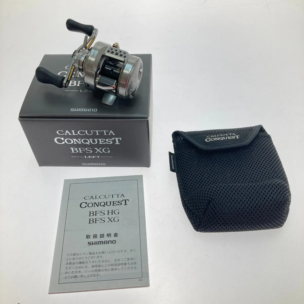 □□【中古】SHIMANO シマノ 23 カルカッタコンクエスト BFS XG 左ハンドル 045713 Bランク