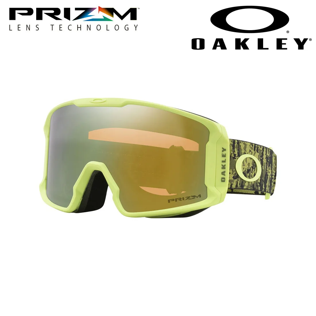 NewModel 【オークリー公認店】 オークリー ゴーグル プリズム スノー ライン マイナー M ユニバーサルフィット OO7093-88 OAKLEY LINE MINER M UNIVERSAL FIT PRIZM SNOW グリーン系