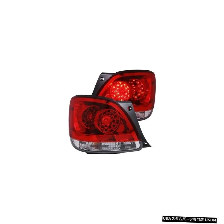Tail light Anzo 321101テールライトアセンブリレッド/クリアレンズ; 02-05レクサスGS430用2個NEW  Anzo 321