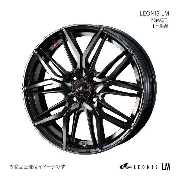 LEONIS LM レオニス エルエム ホイール 1本単品 0040799 【17×6.5J 4-100 INSET42 PBMC/TI】