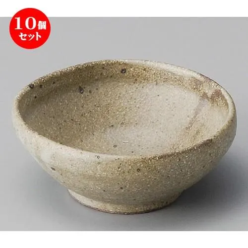 10個セット ☆ 向付 ☆ 嵯峨4.5変形小鉢 [ 122 x 120 x 50mm ] 【料亭 旅館 和食器 飲食店 業務用 】