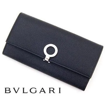 BVLGARI ブルガリ 30414 ブルガリ・ブルガリ 小銭入れ付 長財布 ブラック BLACK 新品
