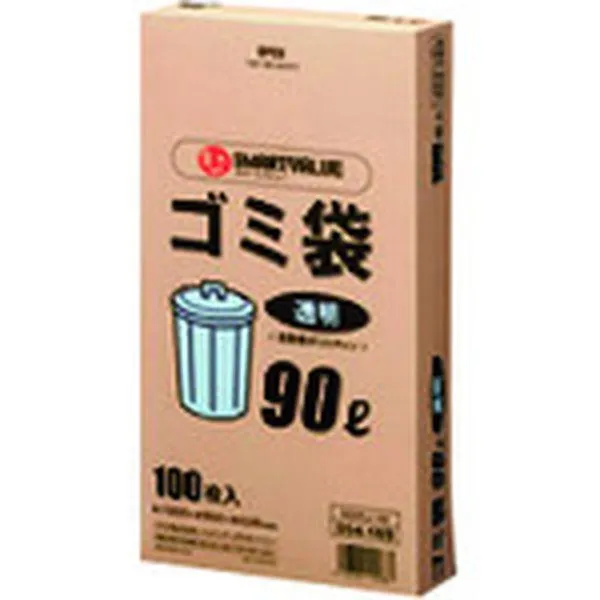 【メーカー在庫あり】 N044J-90P N044J90P プラス(株) JTX 354406)ゴミ袋LDD透明 90L 200枚 N044J90P HD店
