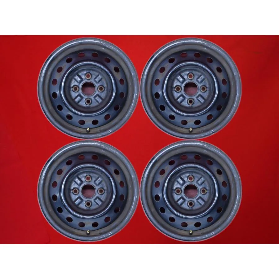 【激安 4本セット】トヨタ WiLLサイファ 純正 スチール 鉄ホイール 鉄チン 中古品 14inch 5.5J インセット+45 PCD100 4穴 ハブ径Φ54 cc14