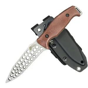 Makkari knives トレーニングナイフ 間狩純平作 ピットブル 樹脂製シース マリスクリップ付き マッカリーナイフ トレーナー 模造刀 トレーニング用ナイフ 練習用ナイフ 訓練用ナイフ 金属トレーナー メタルトレーナー 練習ナイフ 模擬タントー レプリカ セーフティ ダミー