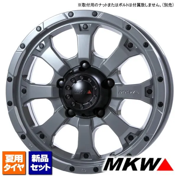 マッドスター ワンパク M/T 185/85R16 \u0026 MKW MK-46 16インチ 5.5J +22 5H 139.7P HC 4本セット スズキ ジムニー