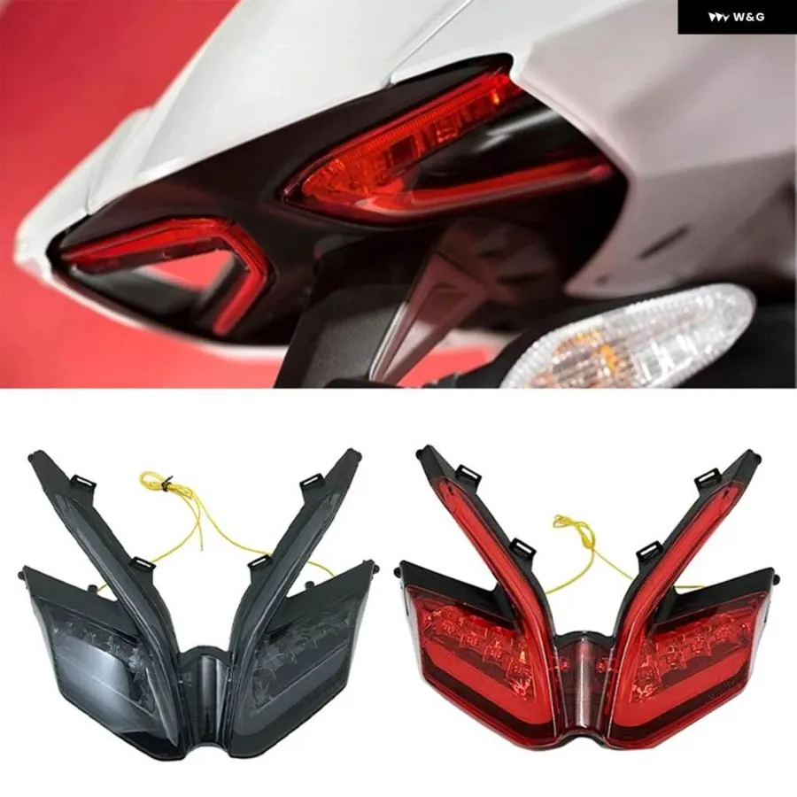 並行輸入品 オートバイ LED テールライト ウインカードライビング ブレーキライト リア テールライト 一体型 ドゥカティ 899 959