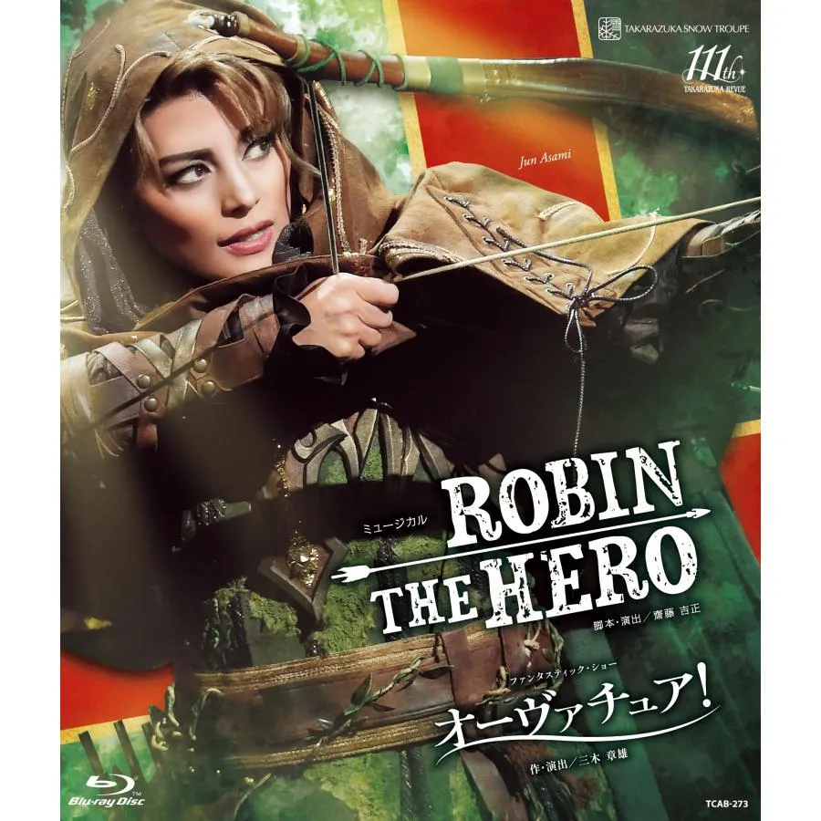 ブルーレイ 雪組 朝美絢 ミュージカル『ROBIN THE HERO』ファンタスティック・ショー『オーヴァチュア！』 宝塚歌劇団 (S：0270)