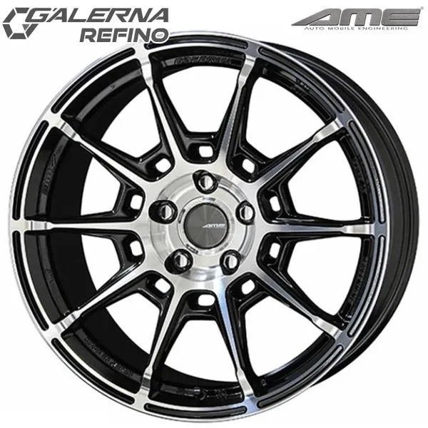 サマータイヤ ホイール4本セット 245/40R19インチ 5H114.3 共豊 ガレルナ レフィーノ ブラックポリッシュ ヨコハマ ブルーアース ES32