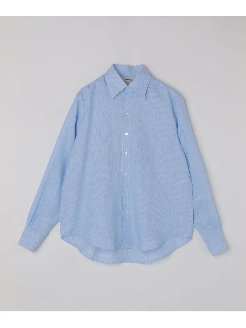 SHIPS MEN CAMISAS MANOLO: LIGHT BLUE STRIPES NORMAL SHIRT シップス トップス シャツ・ブラウス【送料無料】