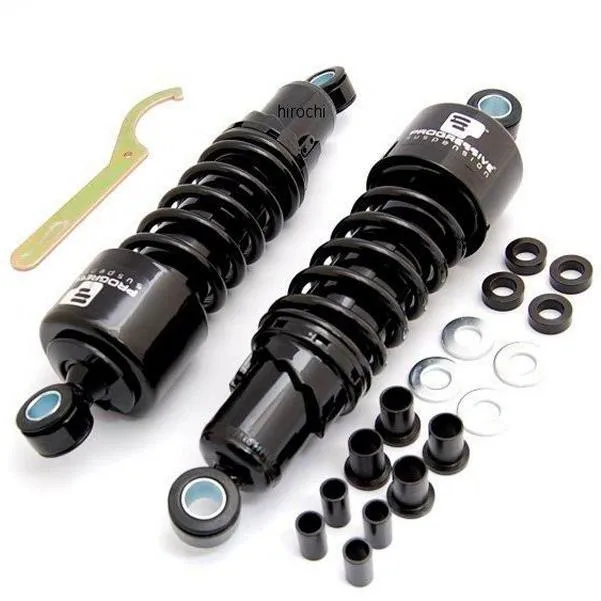 【USA在庫あり】 pgr412-4064B プログレッシブ PROGRESSIVE リアサスペンション 12.5インチ 標準硬さ 04年以降 XL 黒 SP店
