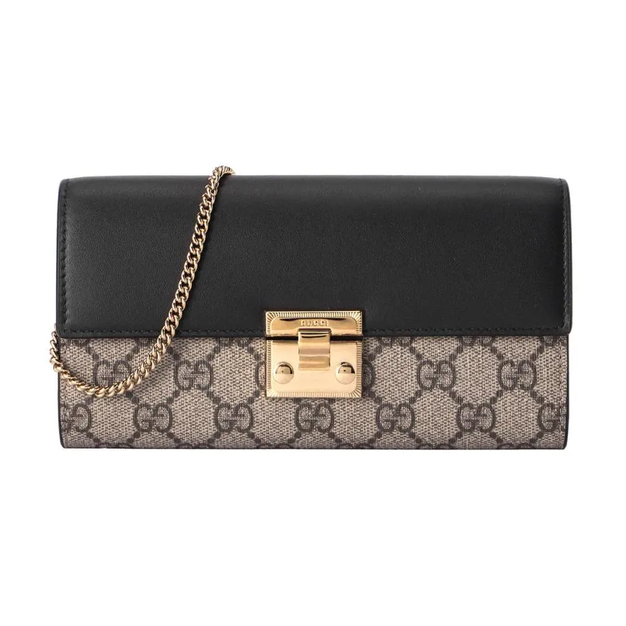 並行輸入 グッチ 長財布 GUCCI GGスプリーム 779774 KLQIG 8575レディース ブラウン 茶 ブラック 黒