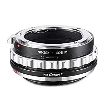 【中古-非常に良い】 K\u0026F Concept マウントアダプター Nikon Gレンズ-Canon EOS Rカメラ装着 ニコン G-キャノンRF 無限遠実現