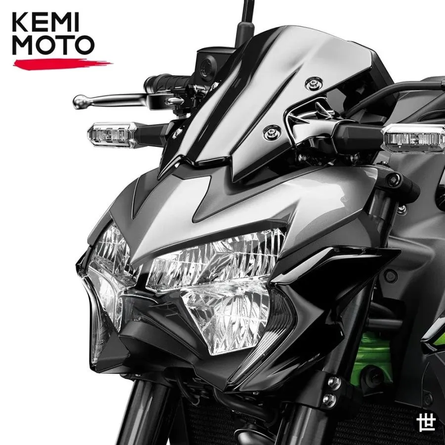 Z900 Z400 バイク用ヘッドライト カワサキ Z250 Z650 KLR650 ZR1000 H2 2019 2023 FARO 防水ハイライトライトアセンブリ
