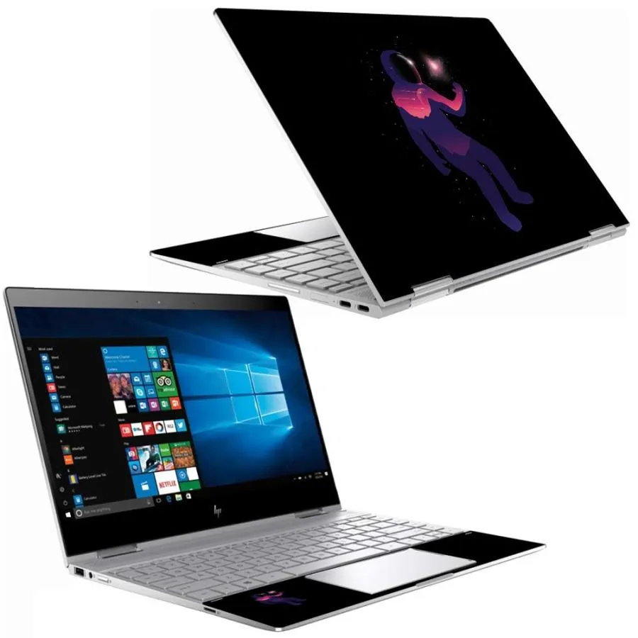MightySkins ビニールスキン HP Spectre x360 13インチ(2018)対応 Astronaut パソコンバッグ